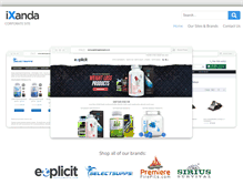 Tablet Screenshot of ixanda.com